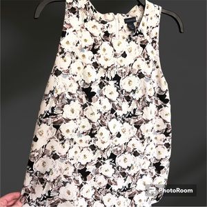 Floral Tank Size Small